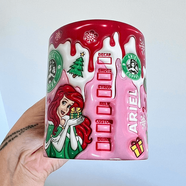 Tasse de Noël Ariel 