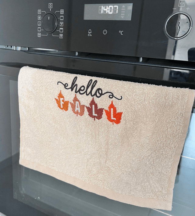 Serviette de Cuisine "Hello Fall" 🍁