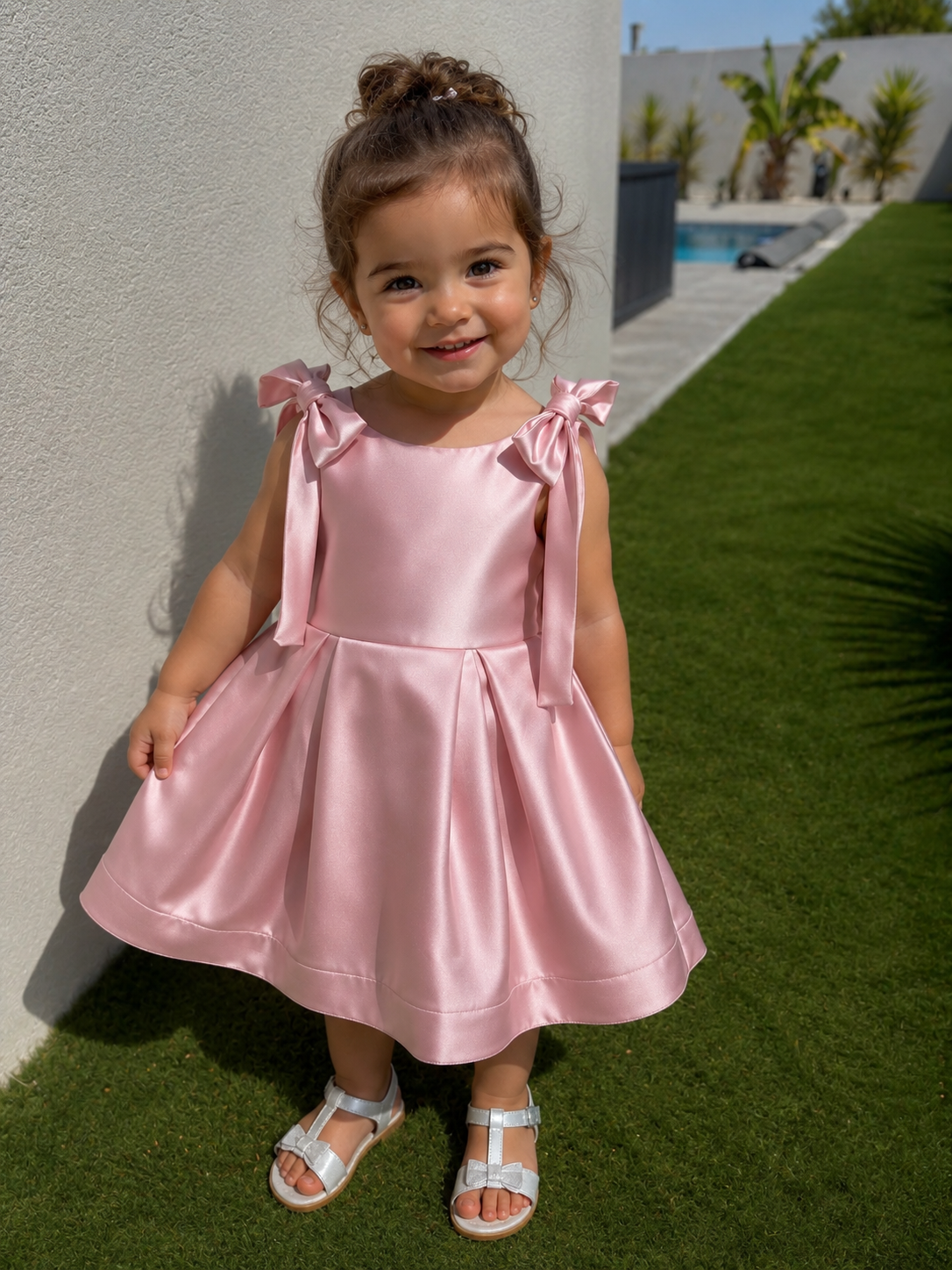 Robe de baptême rose Taille 2 ans