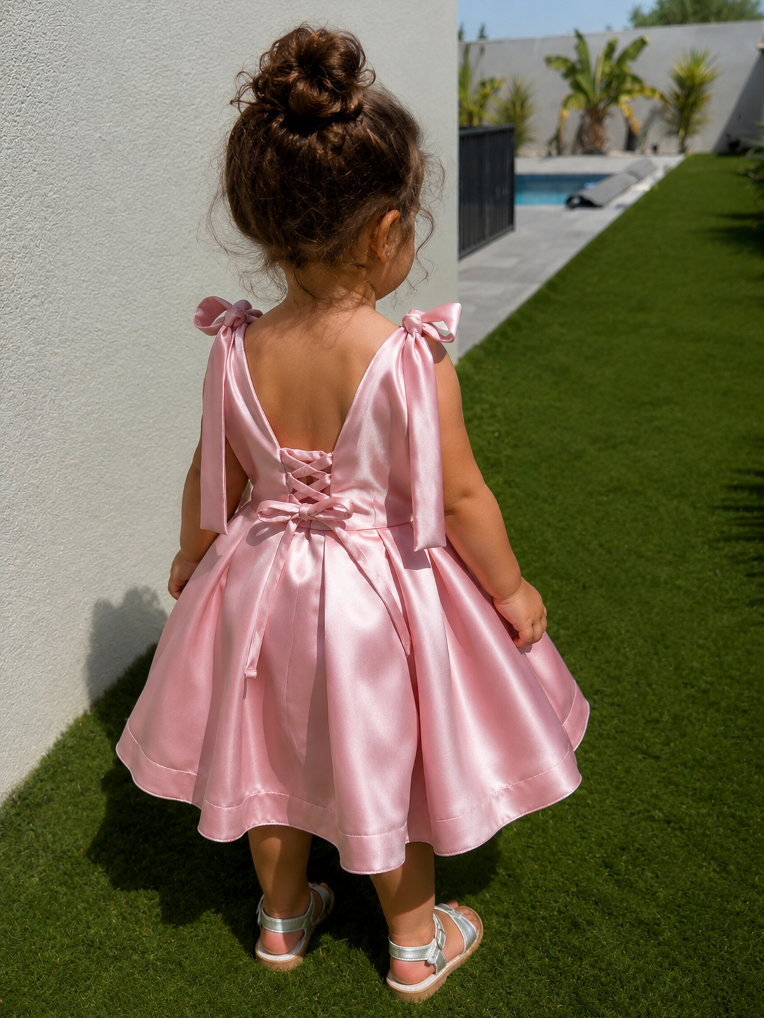 Robe de baptême rose Taille 2 ans