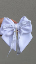 Barrette à cheveux croix simple dorée