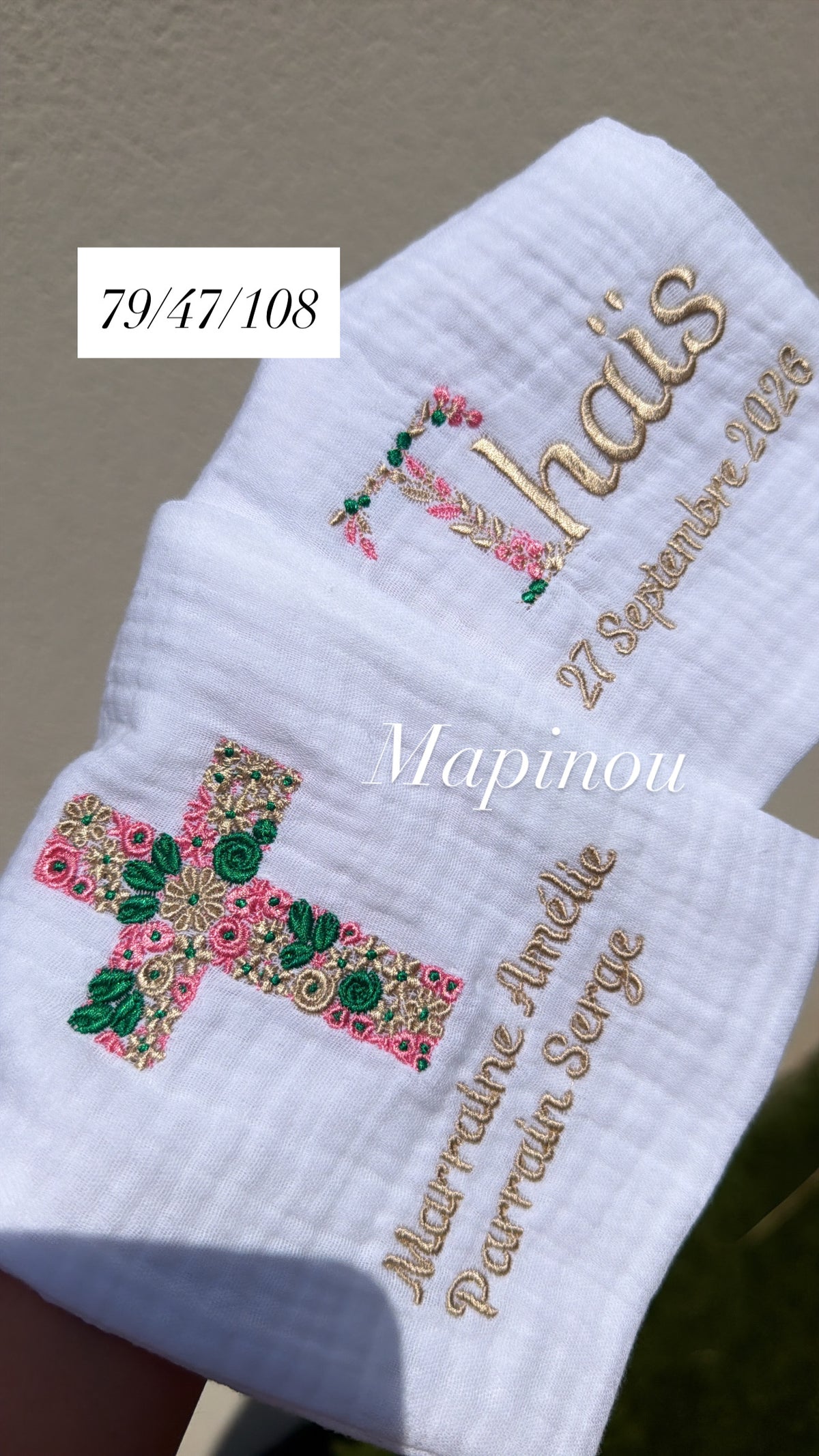 Création personnalisée Mapinou – fils 79/47/108