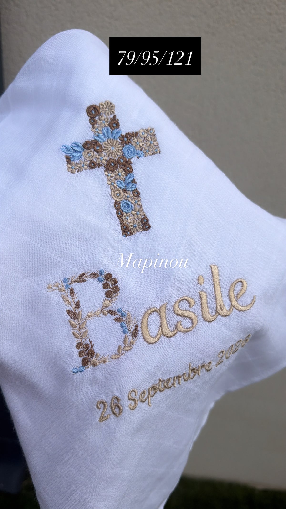 Création personnalisée Mapinou – fils 79/95/121