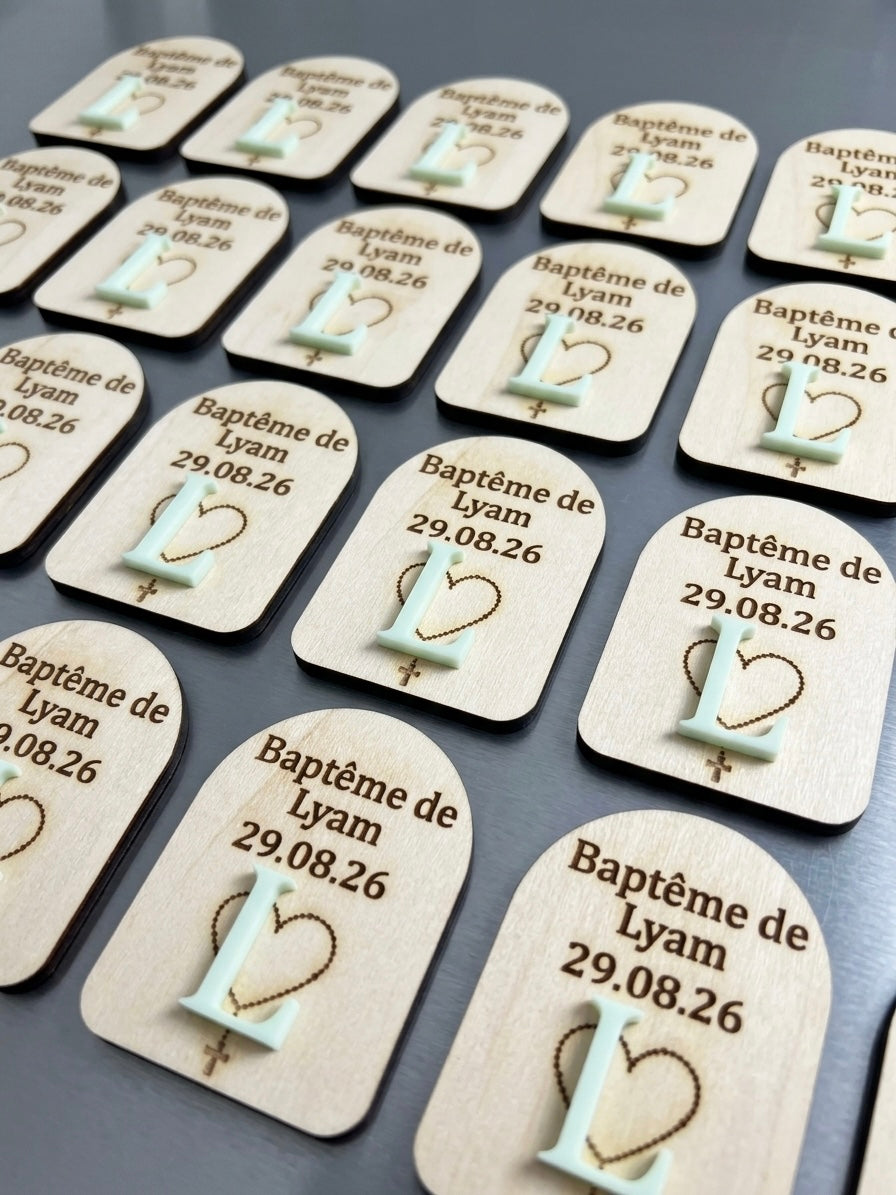 Magnets avec initiale