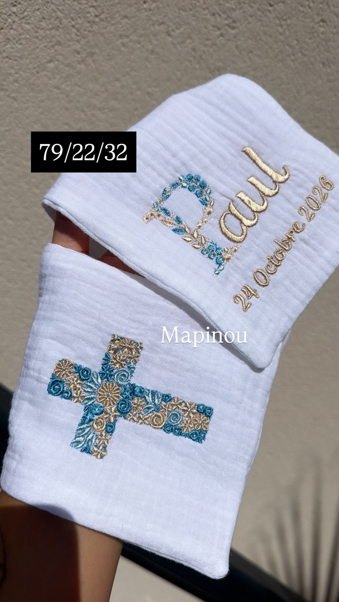 Création personnalisée Mapinou – fils 79/22/32