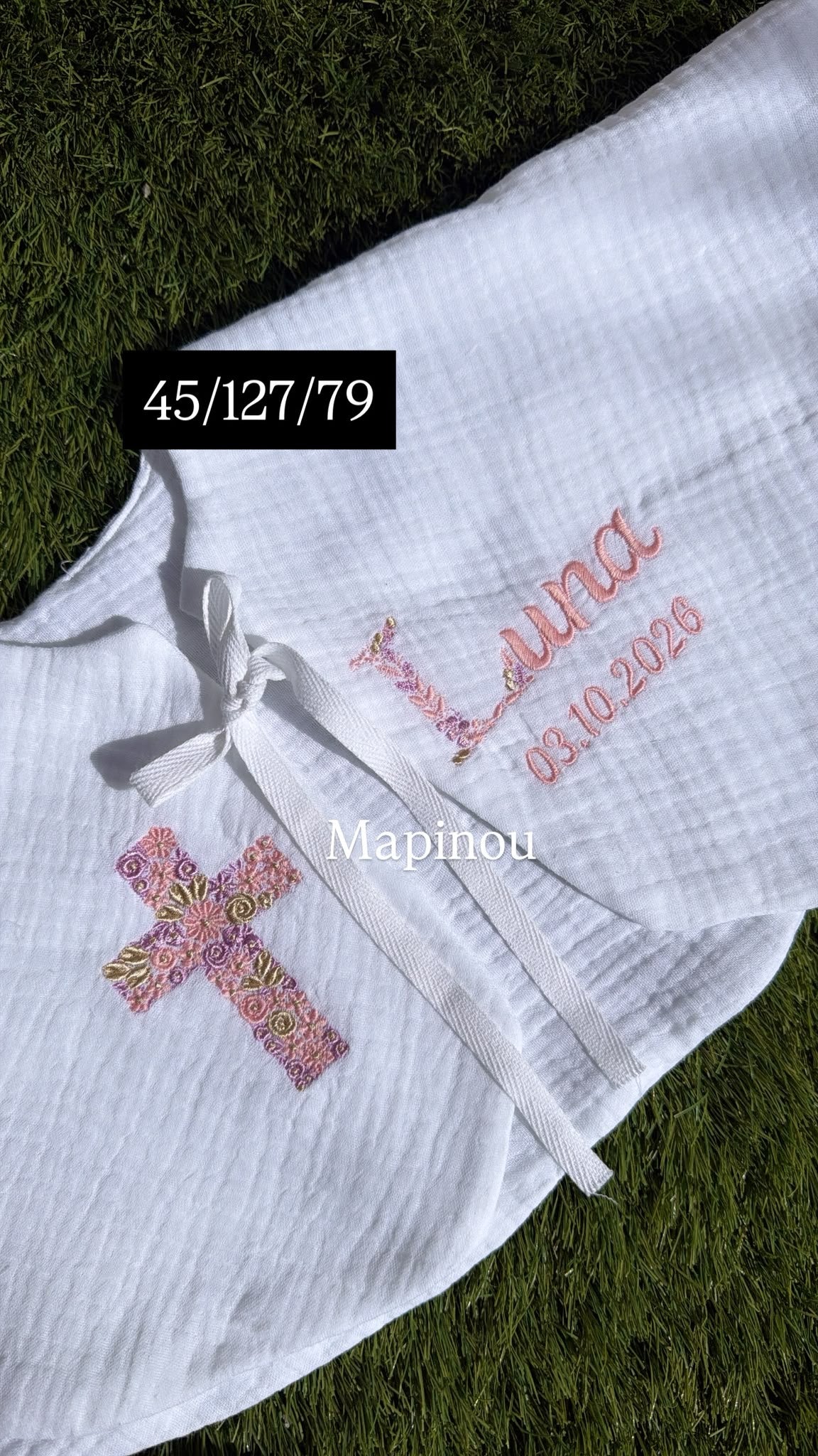 Création personnalisée Mapinou – fils 45/127/79