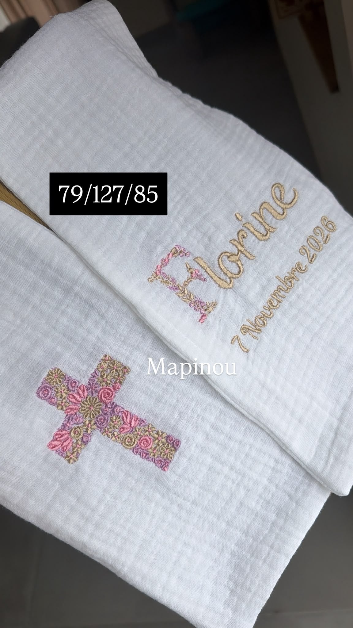 Broderie Mapinou — codes couleur 79/127/85